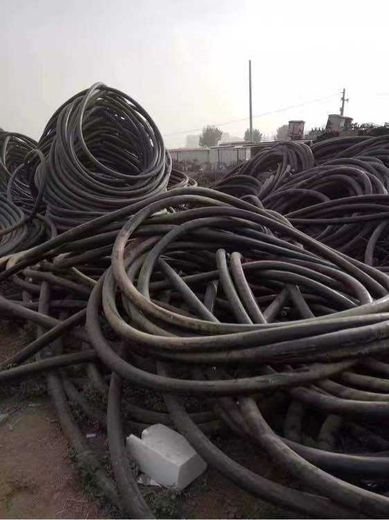 带皮废电缆线回收价格多少钱一吨